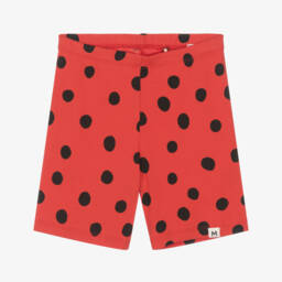Mini Rodini-Girls Playful Red Dotty Shorts | Childrensalon Outlet