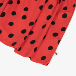Mini Rodini-Girls Scarlet Dot Organic Dress | Childrensalon Outlet