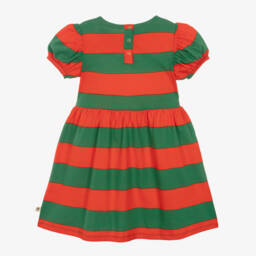 Mini Rodini-Girls Striped Cotton Day Dress | Childrensalon Outlet