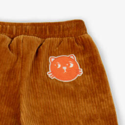 Mini Rodini-بنطلون مخمل بني للبنات | Childrensalon Outlet