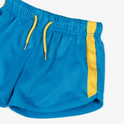 Mini Rodini-شورت أزرق وأصفر زاهي للبنات | Childrensalon Outlet