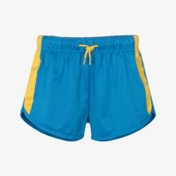 Mini Rodini-شورت أزرق وأصفر زاهي للبنات | Childrensalon Outlet
