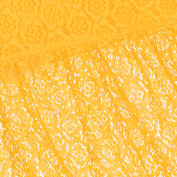 Mini Rodini-Girls Yellow Floral Lace Heart Dress  | Childrensalon Outlet