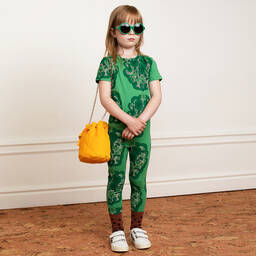 Mini Rodini-Girls Yellow Velvet Bag (20cm) | Childrensalon Outlet