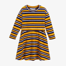 Mini Rodini-Organic Cotton Velour Dress | Childrensalon Outlet