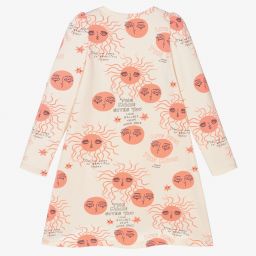 Mini Rodini-Pink & Ivory Cotton Dress | Childrensalon Outlet
