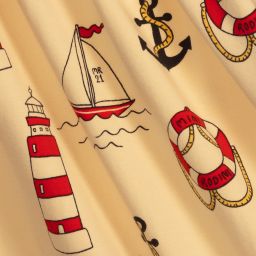 Mini Rodini-Желтое платье из органического хлопка | Childrensalon Outlet