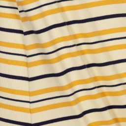 Mini Rodini-Желтое хлопковое платье в полоску | Childrensalon Outlet