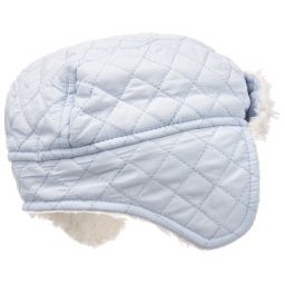 Mintini Baby-Baby Boys Blue Hat  | Childrensalon Outlet