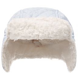 Mintini Baby-Baby Boys Blue Hat  | Childrensalon Outlet