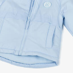 Mintini Baby-Baby Boys Blue Padded Coat | Childrensalon Outlet