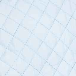 Mintini Baby-Baby Boys Blue Quilted Hat | Childrensalon Outlet