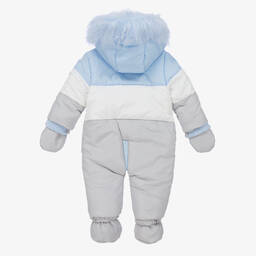 Mintini Baby-Baby Boys Padded Snowsuit | Childrensalon Outlet