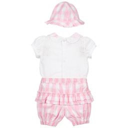 Mintini Baby-Baby Girls Cotton Shorts Set | Childrensalon Outlet
