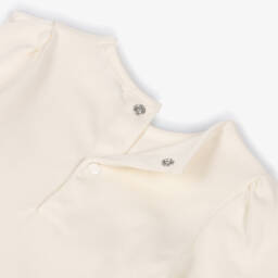 Mintini Baby-Baby Girls Ivory & Pink Heart Leggings Set | Childrensalon Outlet
