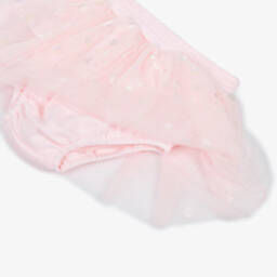 Mintini Baby-Baby Girls Pink Cotton Jersey Top & Tulle Skirt Set | Childrensalon Outlet