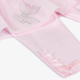 Mintini Baby-Baby Girls Pink Cotton Leggings Set | Childrensalon Outlet