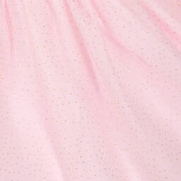 Mintini Baby-Baby Girls Pink Cotton & Tulle Dress | Childrensalon Outlet