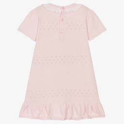 Mintini Baby-Baby Girls Pink Knitted Dress | Childrensalon Outlet