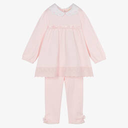 مينتيني بيبي-Baby Girls Pink Leggings Set | Childrensalon Outlet