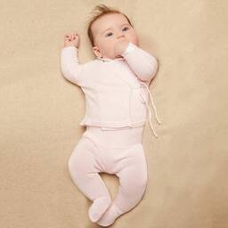 Minutus-Розовые штанишки из трикотажного хлопка для малышей | Childrensalon Outlet