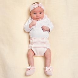 Minutus - Shorts rosas de punto para bebé | Childrensalon Outlet