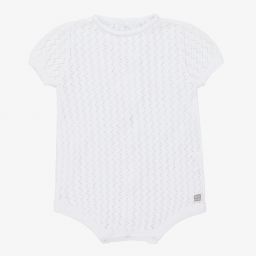 Minutus-Белый песочник из трикотажного хлопка для малышей | Childrensalon Outlet