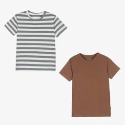 Minymo-Boys Classic Stripe Tee Duo | Childrensalon Outlet