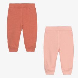 Minymo-Розовые хлопковые джоггеры (2пары) | Childrensalon Outlet