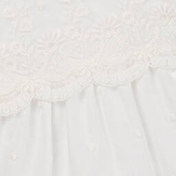Miranda-Baby Girls Ivory Tulle Shortie Set | Childrensalon Outlet