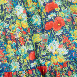 Miranda-Красное хлопковое платье в цветочек | Childrensalon Outlet