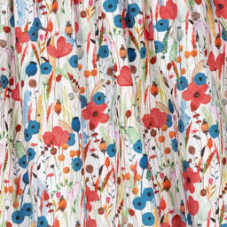 Miranda-Baby Girls Red & White Cotton Dress | Childrensalon Outlet