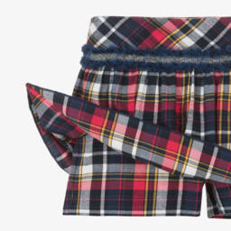 Miranda-Girls Blue Check Blouse and Skort | Childrensalon Outlet