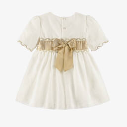 Miranda-Girls Elegant Ivory Lace Ensemble | Childrensalon Outlet