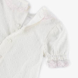 Miranda-طقم فاخر من الدانتيل والقطن للبنات | Childrensalon Outlet