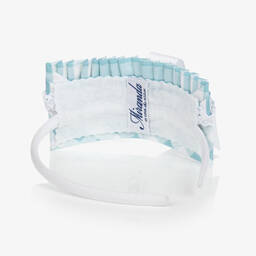 Miranda-Зеленый ободок с бантом в клетку | Childrensalon Outlet