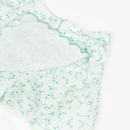 Miranda-Girls Ivory & Green Skort Ensemble | Childrensalon Outlet