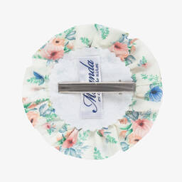 Miranda-Girls Ivory & Pink Floral Hairband | Childrensalon Outlet