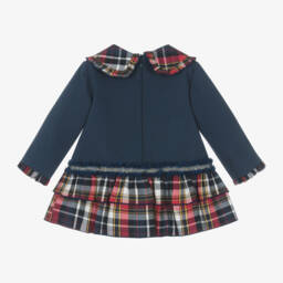 ميراندا-فستان تارتان لون كحلي للمولودات | Childrensalon Outlet