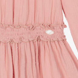 Miranda-فستان بلومتي قطن لون زهري | Childrensalon Outlet