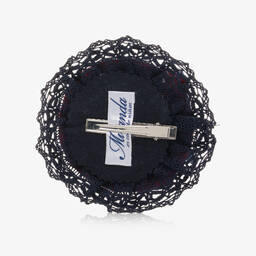 Miranda-Красный ободок с красно-синей розеттой | Childrensalon Outlet