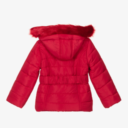 Miranda-جاكيت مبطن لون أحمر للبنات | Childrensalon Outlet