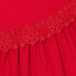 Miranda-Girls Red Tiered Dress | Childrensalon Outlet