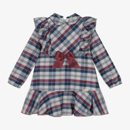 Miranda-فستان تارتان لون رمادي | Childrensalon Outlet