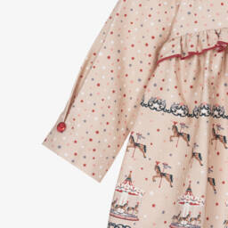 Miranda-Girls Twill Star Carousel Dress | Childrensalon Outlet