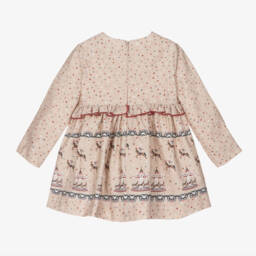 Miranda-Girls Twill Star Carousel Dress | Childrensalon Outlet