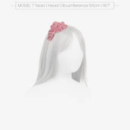 ميراندا-طوق شعر مخمل لون زهري | Childrensalon Outlet