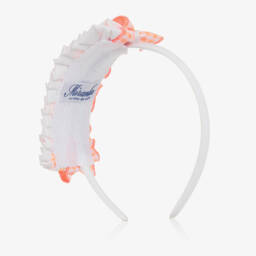 Miranda-Girls Vibrant Gingham Star Headband | Childrensalon Outlet