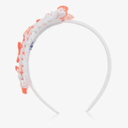 Miranda-Girls Vibrant Gingham Star Headband | Childrensalon Outlet
