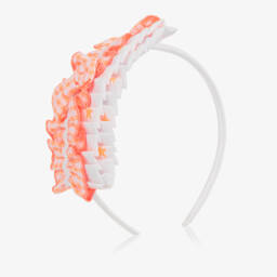 Miranda-Girls Vibrant Gingham Star Headband | Childrensalon Outlet